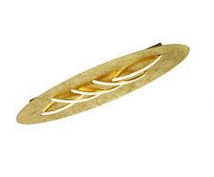 Trio Leuchten 677010579 Dolphin A+, LED Deckenleuchte, Metall, 5x3.6 Watt, Integriert, Goldfarbig, Switch-Dimmer, 20 x 85 x 8.5 cm