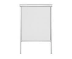 Lichtblick Dachfenster-Rollo Skylight, 61,3 x 116,0 cm (B x L) in Weiß, 100% Verdunkelung, Thermo-Rollo für Velux-Fenster, Sonnen-, Hitze- & Sichtschutz (M08)