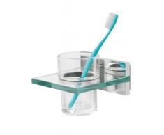 Tiger 262530346 Safira Becherhalter/ Zahnputzbecher, chrom