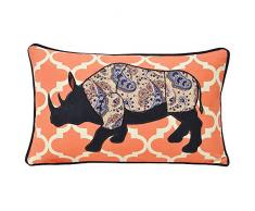 Riva Home Kruger Rhino Zierkissen Hülle (30x50cm) (Koralle)