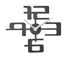 Original GMMH 3 D Design Modern Wanduhr 1107 schwarz 42,5 cm