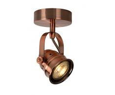 Lucide CIGAL - Deckenstrahler - Ø 9 cm - LED - GU10 - 1x5W 2700K - Kupfer