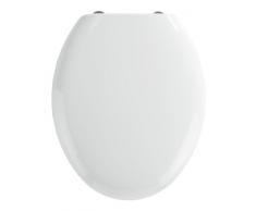 Wenko Premium WC-Sitz Mira (Toiletten-Sitz mit Absenkautomatik, Fix-Clip Hygiene Befestigung, Thermoplast, 37.5 x 45 cm) weiÃ