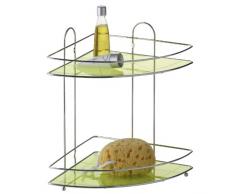 axentia 282060 Eckregal Napoli 2 BÃ¶den, verchromt