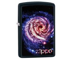 Zippo Galaxies Feuerzeug, Messing, schwarz, one Size