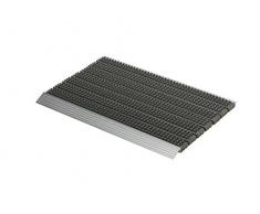 ASTRA Fußabstreifer Super Brush – Fußmatten für den Außenbereich – extrem strapazierfähige Türmatte – wetterfeste Türvorleger – 45x75cm, grau