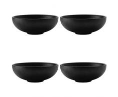 Maxwell & Williams 5252442 Caviar Coupe Schalen, schwarz, porzellan