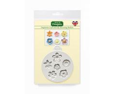 Blumen Silikonform für Kuchen Dekoration, Cupcakes, Süßigkeiten und Ton, Lebensmittelecht