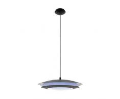 EGLO MONEVA-C Hängeleuchte, Stahl, 27 W, Ø 48,5 cm, schwarz