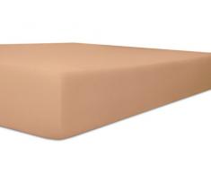 Kneer Exclusiv-Stretch Jersey Spannbetttuch, Farbe:71 Marone;Größe:90x190-100x220 cm