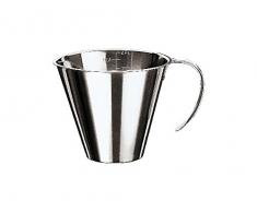 PADERNO 42581 – 01 Stapelbare Messbecher Skala 0.1 Liter, Edelstahl