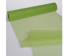 Deko AS GmbH Streifenorganza Tischband - maigrün - 28 cm x 15 m - 70 280 031