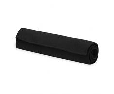 FILA Handtuch fürs Fitnessstudio, kühlendes Handtuch für Sport und Fitness, Workouts, Yoga, Pilates, schnell trocknend, saugfähig, maschinenwaschbar (25,4 x 86,4 cm) – Schwarz