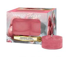 YANKEE CANDLE Classic Teelichter, Wachs, pink, 8.4cm x 6.1cm