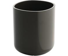 Alessi Birillo, Zahnbürstenhalter aus PMMA, dunkelgrau