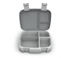 Bentgo Fresh - Auslaufsichere Lunchbox | Bento Box mit 4 Unterteilungen, Grau