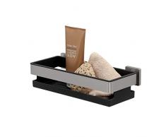 Tiger Dock Duschkorb, Premium-Duschablage aus gebürstetem Edelstahl, mit herausnehmbaren Einsatz, B x H x T: 30 x 8 x 13,8 cm