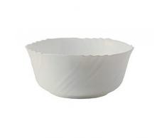 Bormioli Rocco Salatschüssel, EBRO Weiß, 23 cm, Glas Opal, 1 Stück