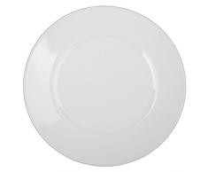 Holst Porzellan ST 028 Teller flach 28 cm Style, weiß, 28 x 28 x 2.5 cm, 2 Einheiten