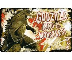 Godzilla Frühstücksbrettchen, Kunststoff, grau, 23.3 x 14.4 x 0.2 cm