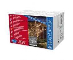 Konstsmide 2366-003 Microlight Lichterkette / für Außen (IP44) / 24V Außentrafo / verschweißt / 80 klare Birnen / transparentes Kabel