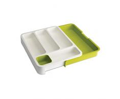 Joseph Joseph Drawer Store - Erweiterbarer Besteckkasten - weiß/grün