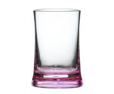 Premier Housewares Zahnputzbecher aus Acryl, knallpink/transparent