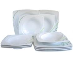 Creatable 13169 1 Tafelservice 12-teilig Celebration, grün