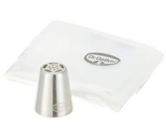 Dr. Oetker 1993 Blütentülle Tulpe + 4 Einwegspritzbeutel, silber/transparent