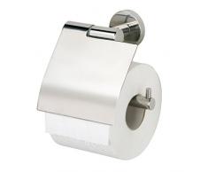 Tiger 309130300 Boston Toilettenpapierhalter mit Deckel, Edelstahl poliert