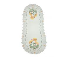 Bellanda Tischläufer, Polyester, weiß, 85 x 40 x 0.5 cm