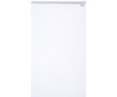 Home Fashion 087141-0101 Schiebevorhang Rom Voile-Uni, lasergeschnittene Seiten, 245 x 60 cm, weiß