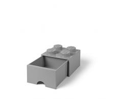LEGO 4005 Schublade Brick Drawer 4, Plastik, Grau, 25 x 25 x 18 cm