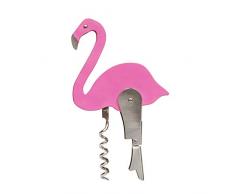 SUCK UK SK BOFLAMINGO1 Flamingo Korkenzieher Flaschenöffner Metall