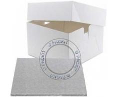 PackitUK Kuchenkarton mit Kuchenplatte, quadratisch, 30,5 cm