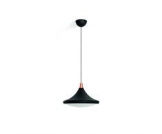 Philips InStyle Pendelleuchte Hook, 60W, E27, schwarz