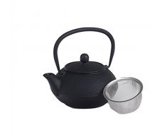 VICTOR Teekanne, Gusseisen, schwarz