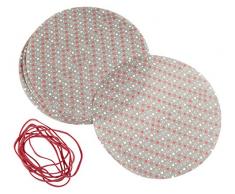 Dr. Oetker Deckchen-Set+Gummis, Papier, braun/weiß/rot, 16 x 16 x 0,1 cm, 8-Einheiten