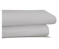 Irisette Jupiter 0008/11 100 x 200 cm Spannbetttuch silber