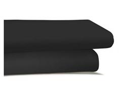 Irisette Jupiter 0008/99 100 x 200 cm Spannbetttuch schwarz