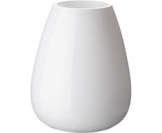 Villeroy & Boch Drop Kleine Vase Arctic Breeze, 12 cm, Glas, Weiß