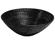 Lambert 64661 Mombasa Schale Korb 1 Satz, 2-Stück, 2 Größen, schwarz