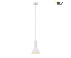 SLV Hängeleuchte PHELIA | Dimmbare LED Deckenleuchte, Hängelampe für Wohnzimmer, Bar, Esszimmer, Konische Pendelleuchte, Pendellampe | Decken-Lampe LED, modernes Design | E27, max. 23W, EEK A-A++