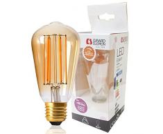 GIRARD SUDRON Lampe, glas, 4 W, bernsteinfarben