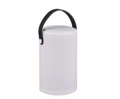 Reality Leuchten LED Außen Tischleuchte Bermuda R55060101, Kunststoff weiß, inkl. 1 Watt LED