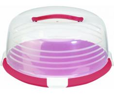 CURVER 172569 Küche Keksdose rund transparent/rot
