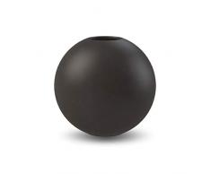 Cooee Design Ball Vase, Keramik, Schwarz, 30 cm