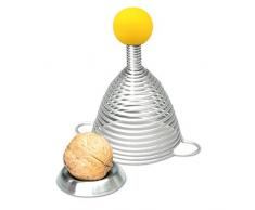 Take2 Edelstahl Nussknacker NAOMI mit gelber Gummikugel