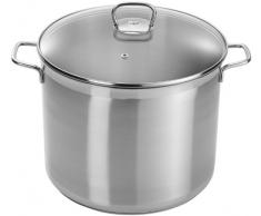 Krüger Topf, Edelstahl, Silber, 30 cm