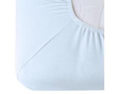 CelinaTex Relax Boxspringbett Wasserbett Spannbettlaken 90x200-100x220 cm hell blau Baumwolle Laken